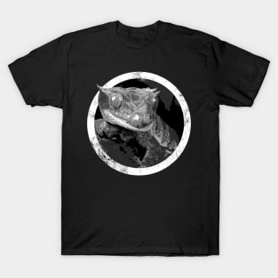 Distressed Pet Crested Gecko Icon T-Shirt